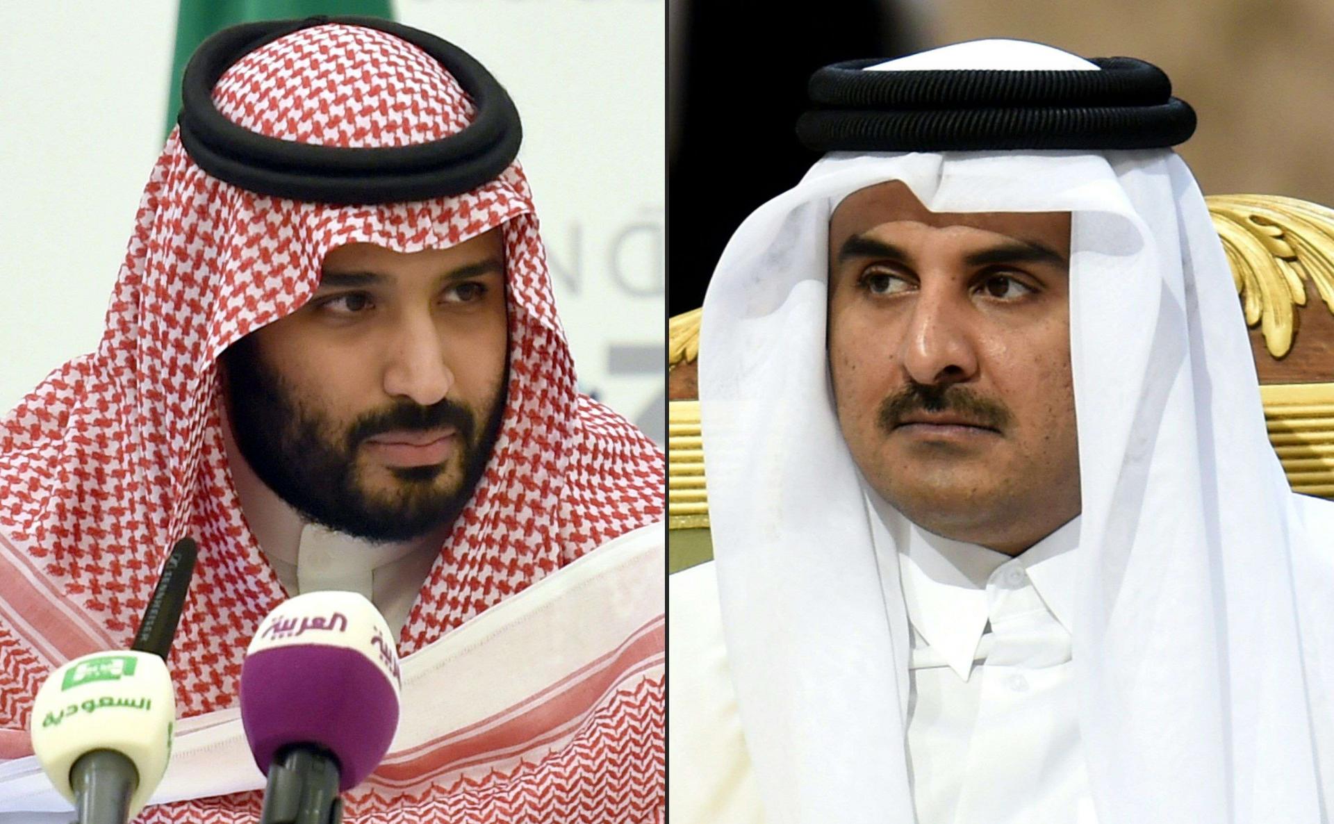 Thái tử Ả Rập Saudi Mohammed bin Salman (trái) sẽ ký thỏa thuận chấm dứt căng thẳng với Qatar.