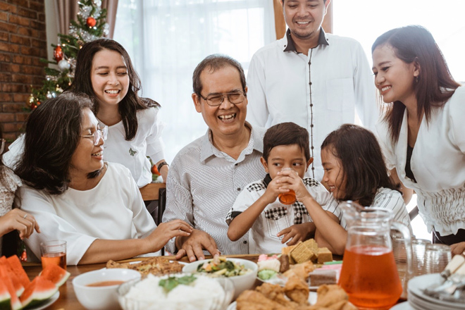 Hạnh phúc là khi người thân có cuộc sống đầy đủ tiện nghi