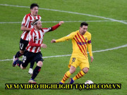 Bóng đá - Video Athletic Bilbao - Barcelona: Messi lập cú đúp, rượt đuổi 5 bàn thắng