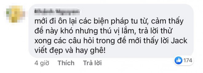 Không ít người tỏ vẻ thích thú trước đề thi mới lạ...