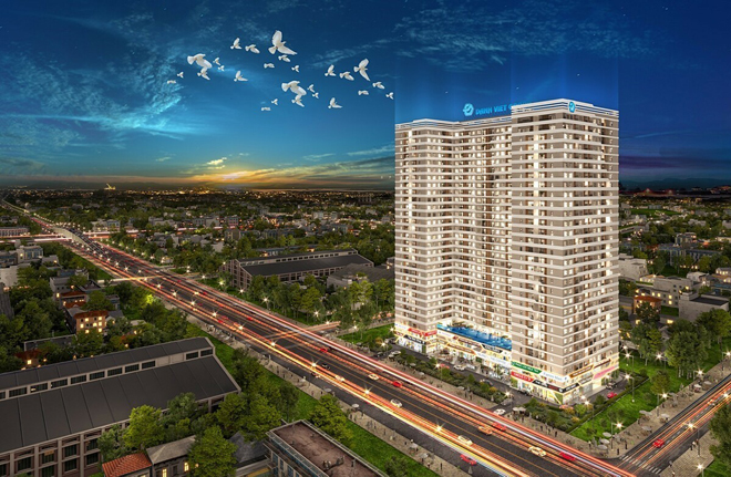 Dự án Icon Plaza toạ lạc tại đường DT743 Tp Thuận An quy mô 29 tầng cao và 2 tầng hầm với 897 sản phẩm.