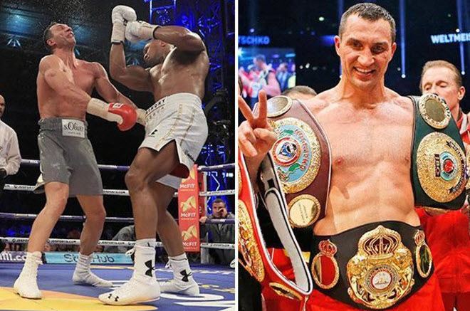 "Tiến sĩ búa thép"&nbsp;Wladimir (phải) là đối thủ không dễ cho Joshua hay Fury nếu như trở lại&nbsp;