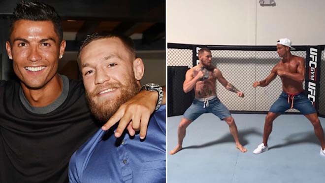 Ronaldo cũng từng rất thân thiết với McGregor