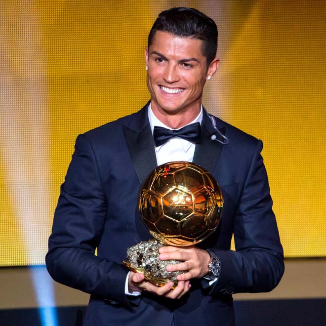 Ronaldo ẵm Quả bóng vàng FIFA 2014 vào ngày 13/1/2015