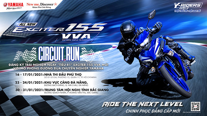 Nhiều tay đua nổi tiếng sẽ tham gia trải nghiệm “Tiểu R1” – Exciter 155 VVA trường đua “Circuit Run” tại Sài Gòn - 1