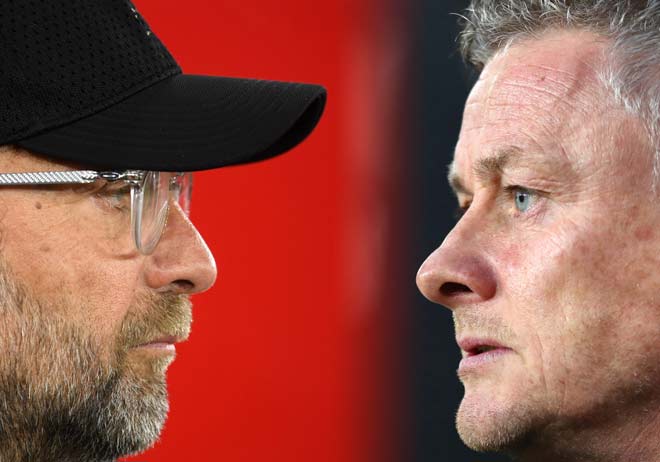 Klopp và Solskjaer đấu trí để tìm ra đội vô địch lượt đi tại Premier League mùa này