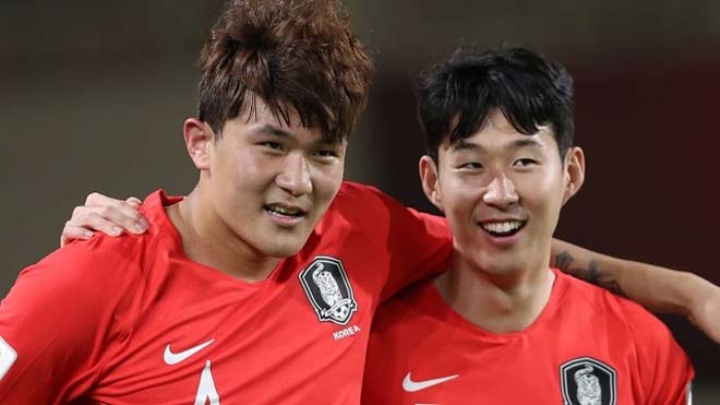 Kim Min Jae là đồng đội của Son Heung Min ở ĐT Hàn Quốc và từng đấu U23 Việt Nam ở bán kết ASIAD 18