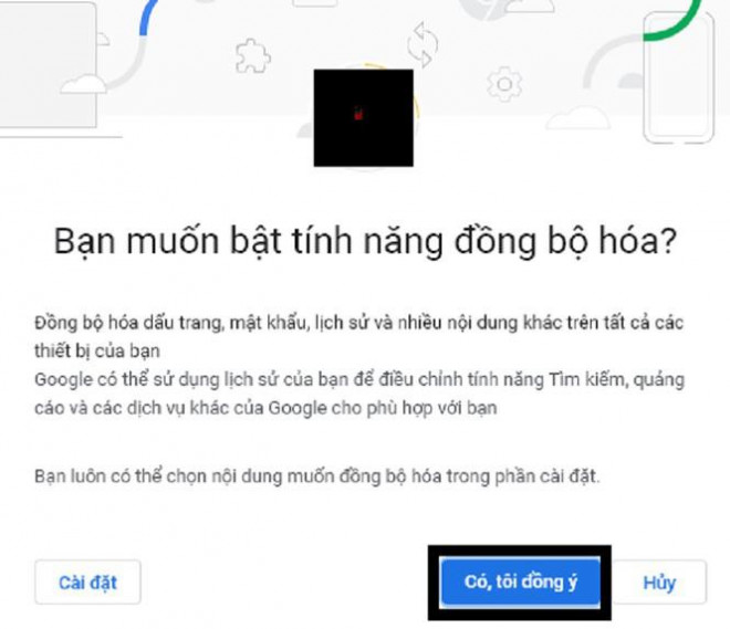 Hướng dẫn bật tính năng đồng bộ hóa trên Google Chrome - 5