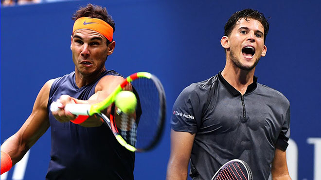 Nadal (trái) và Thiem (phải) không có HLV theo kèm tại Australian Open 2021