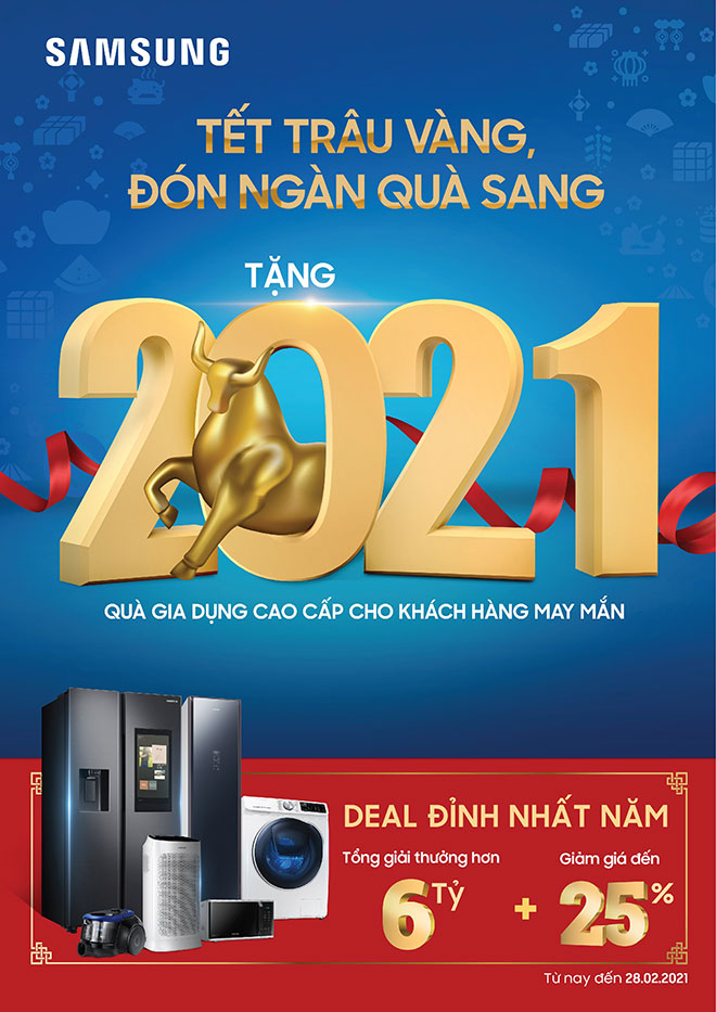 Tết Trâu vàng, săn 2021 quà sang từ Samsung - 1