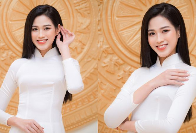 Đảm nhận cương vị mới, Đỗ Thị Hà khoe vẻ đẹp tinh khôi trong tà áo dài trắng - 1