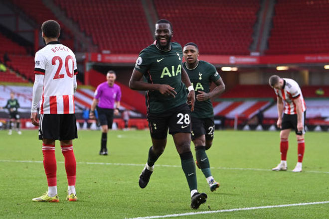 Tanguy Ndombele ghi một siêu phẩm đẳng cấp trên sân khách