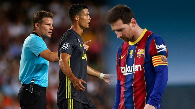 Messi vẫn kém xa Ronaldo về số lần bị thẻ đỏ