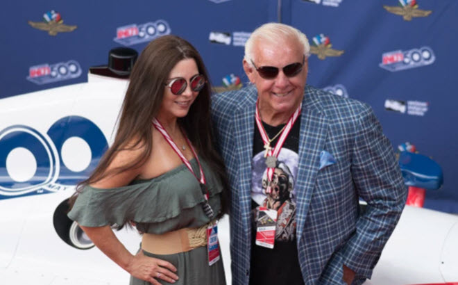 Ric Flair và vợ&nbsp;Wendy Barlow, kém ông 19 tuổi