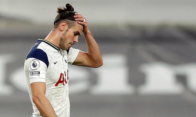 Bale gây thất vọng trong màu áo Tottenham