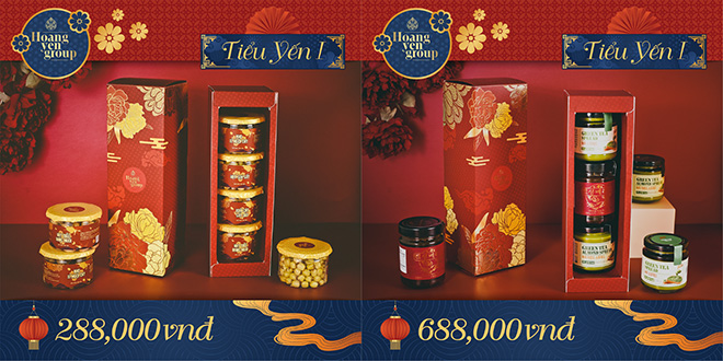 Bộ hộp quà Tết 2021 thu hút ánh nhìn với 3 sắc màu chủ đạo: đỏ, vàng, xanh dương - 1