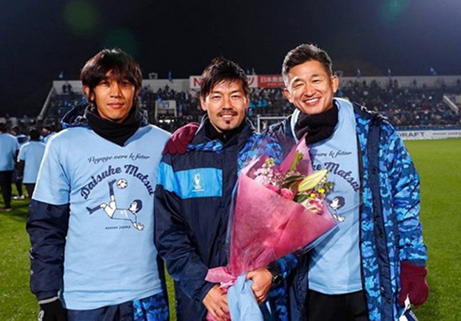 Nakamura (42 tuổi), Daisuke Matsui (39 tuổi), Kazu Miura (53 tuổi) vẫn có chỗ đứng ở J-League