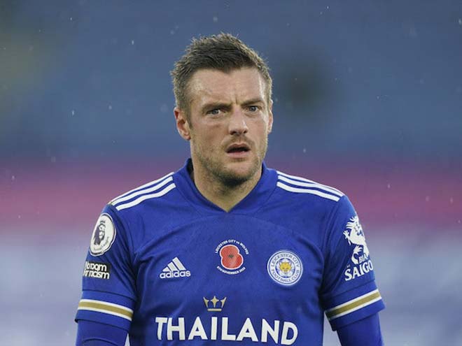 Leicester đang mong Jamie Vardy kịp bình phục chấn thương cho trận gặp Chelsea