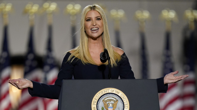 Ái nữ Tổng thống Mỹ Donald Trump - cô Ivanka Trump. Ảnh: REUTERS