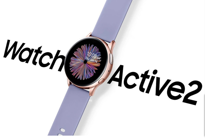 Galaxy Watch Active 2 có thêm màu Rose Gold mới.
