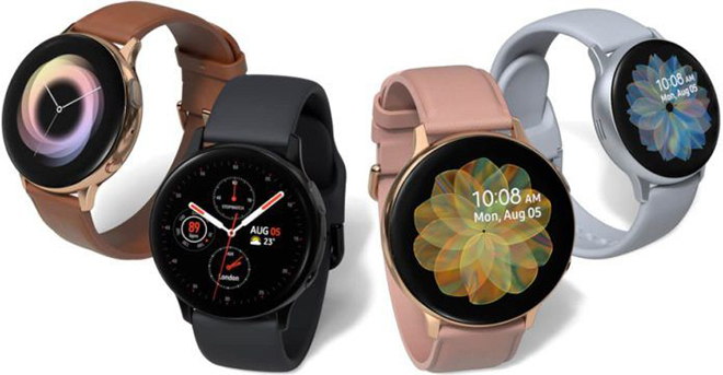 Galaxy Watch Active 2 có khá nhiều màu để lựa chọn.