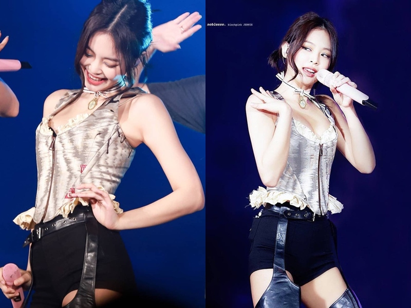 Trang phục tôn vòng một của Jennie trong concert cũ bất ngờ "hot" trở lại trên mạng xã hội.