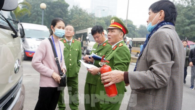 Công tác kiểm tra an toàn phòng chống cháy nổ trên ô tô.