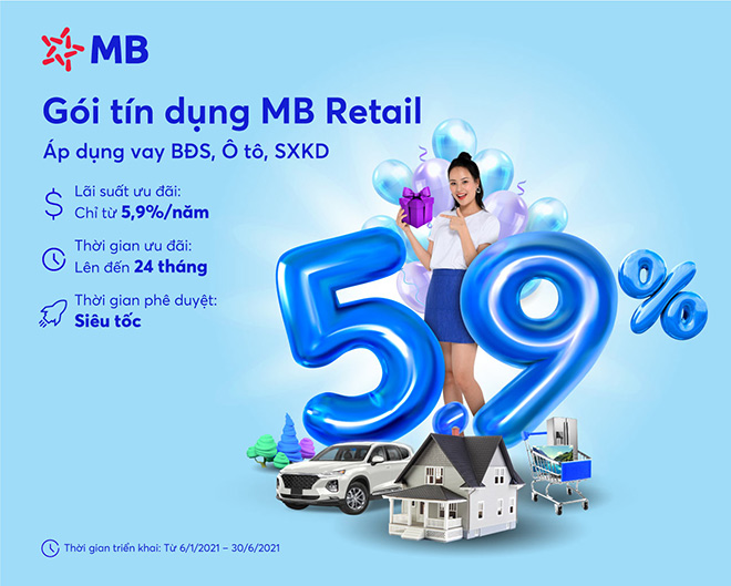 MB tung gói lãi suất đồng hành cùng khách hàng vượt qua khó khăn - 1