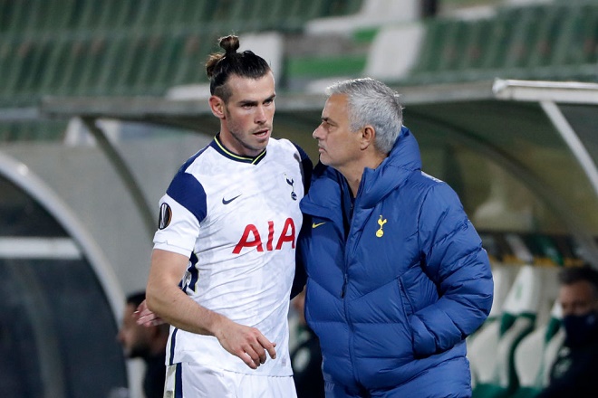 HLV Mourinho và Bale tại Tottenham