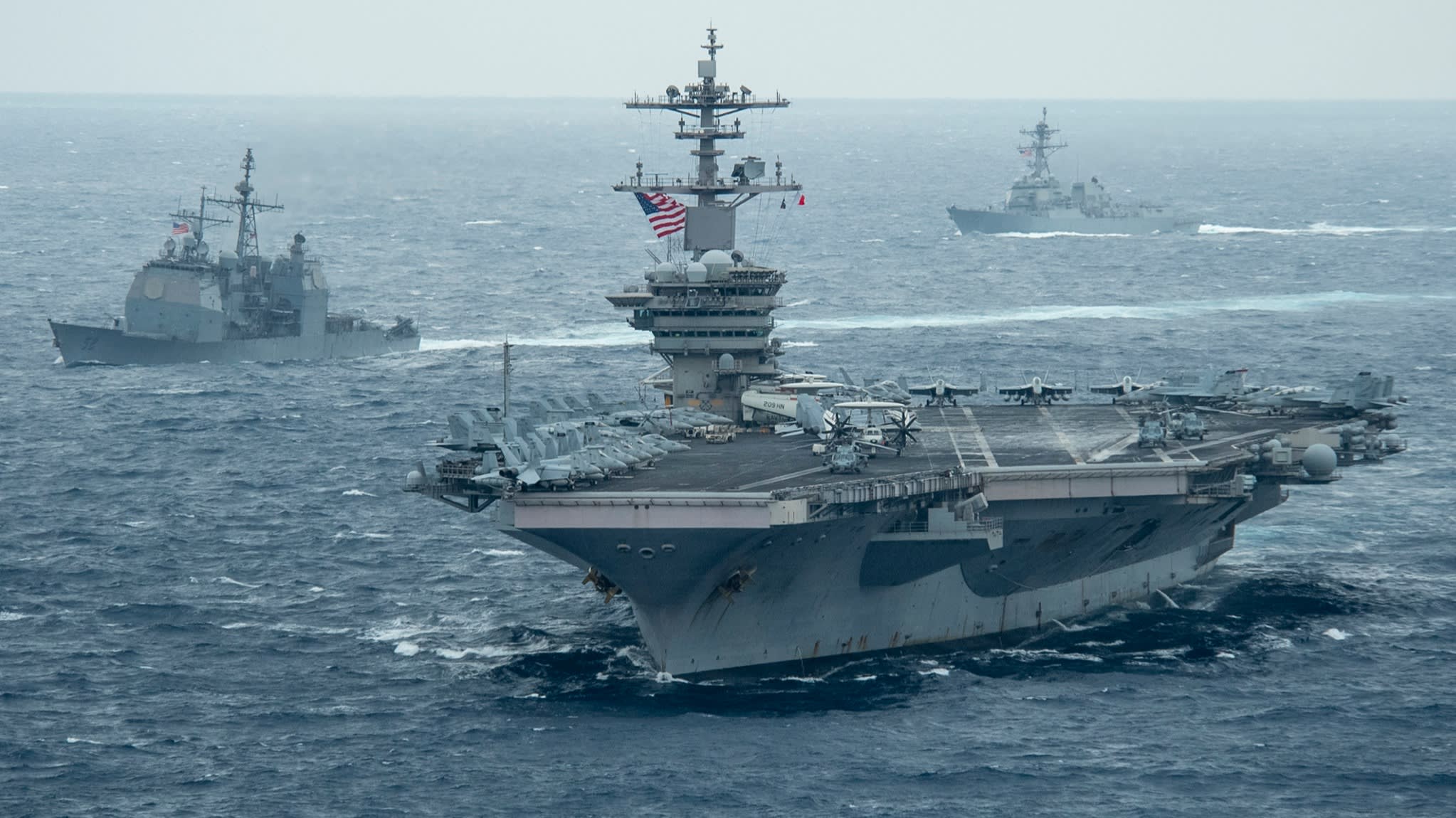 Tàu sân bay USS Theodore Roosevelt.