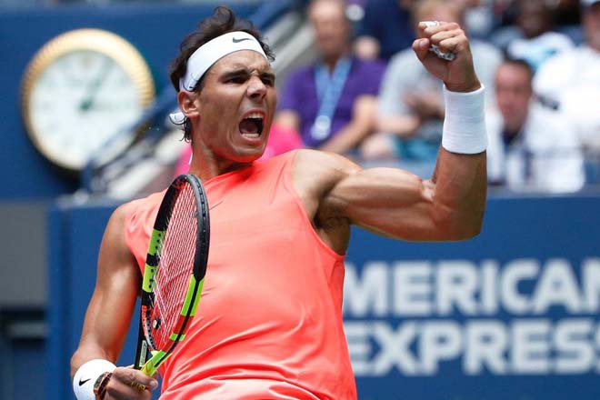 Rafael Nadal là một trong những tay vợt la hét rất lớn