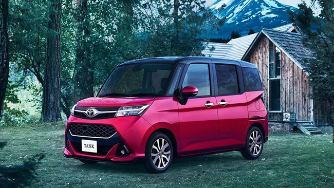 8. Toyota Roomy (84.826 chiếc): Toyota Roomy còn có tên gọi khác là Tank và hiện tại đang chỉ được bày bán ở Nhật Bản
