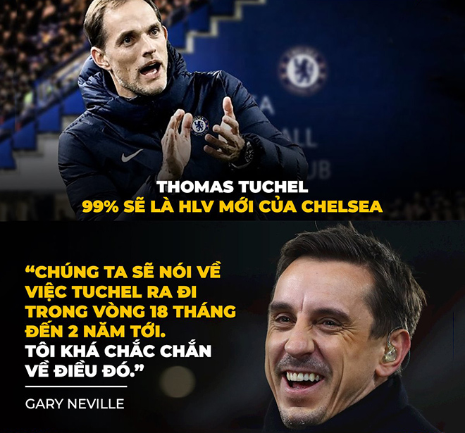 Huyền thoại MU dự đoán về tương lai HLV tiếp theo của Chelsea.