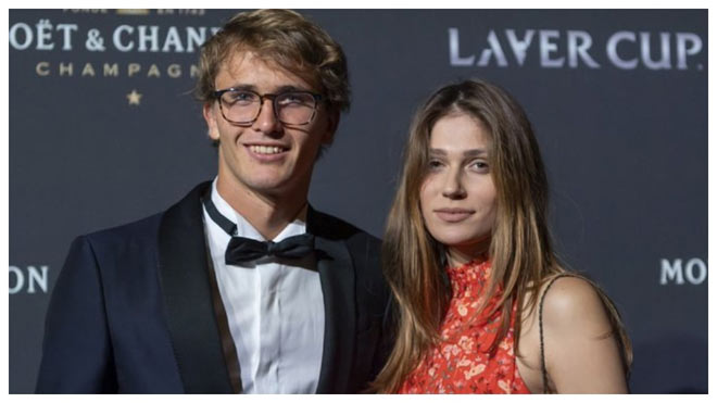 Zverev và Sharypova hồi còn mặn nồng