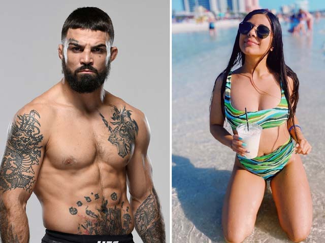 Mike Perry và bạn gái&nbsp;Latory Gonzalez