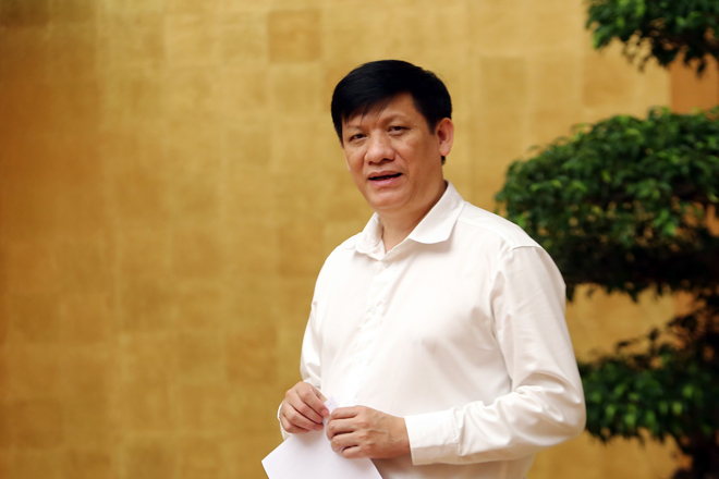 Bộ trưởng Y tế Nguyễn Thanh Long vừa kí công điện khẩn.&nbsp;