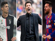 Bóng đá - Cú sốc đội hình số 1 thập kỷ: Simeone vượt Zidane &quot;làm thầy&quot; Ronaldo, Messi