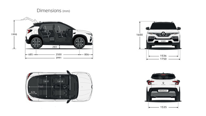 Renault Kiger ra mắt, SUV cỡ siêu nhỏ giá khoảng 173 triệu đồng - 12