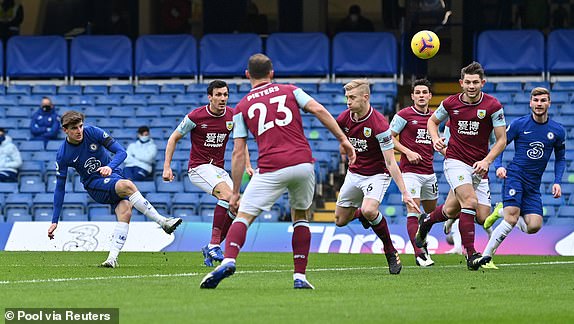 Trực tiếp bóng đá Chelsea - Burnley: Công lớn từ hàng thủ (Hết giờ) - 1