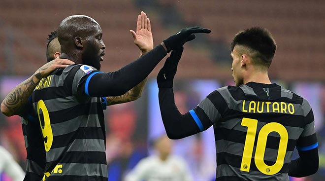 Lukaku và Lautaro đều ghi bàn trong thắng lợi của Inter