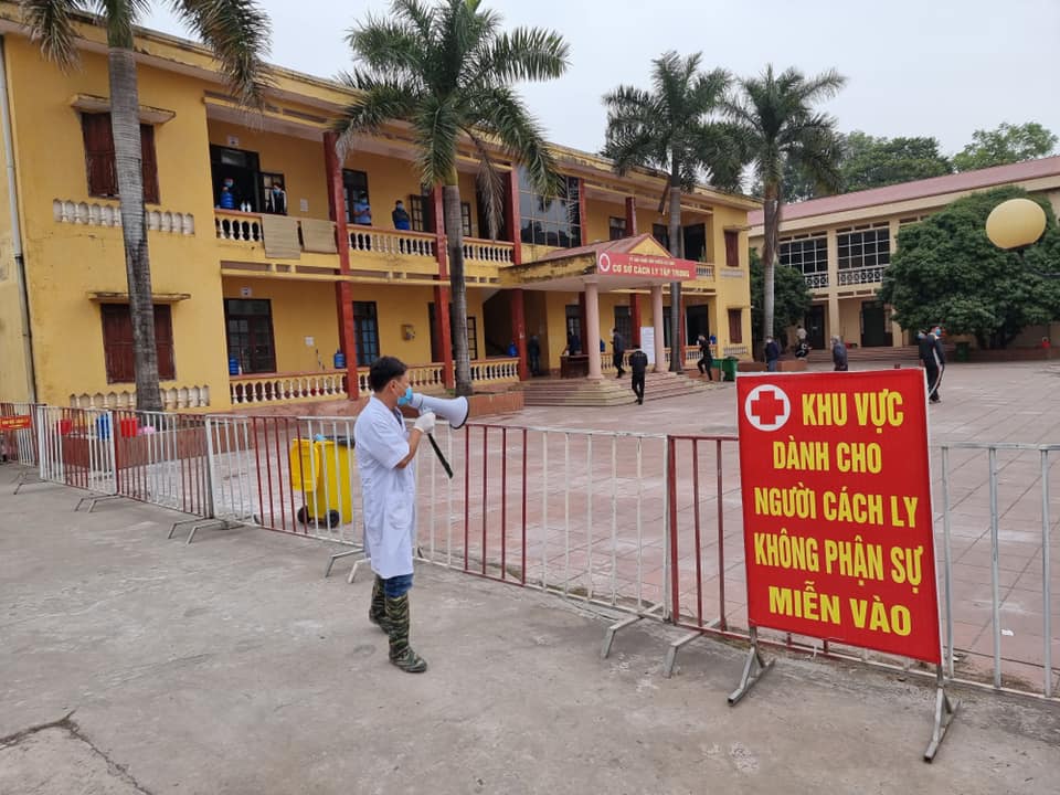 Khu vực cách ly.&nbsp;