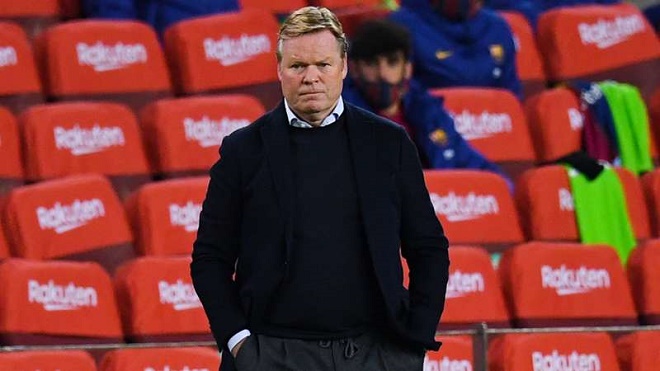 HLV Koeman thừa nhận Barcelona không thể cạnh tranh các danh hiệu mùa này