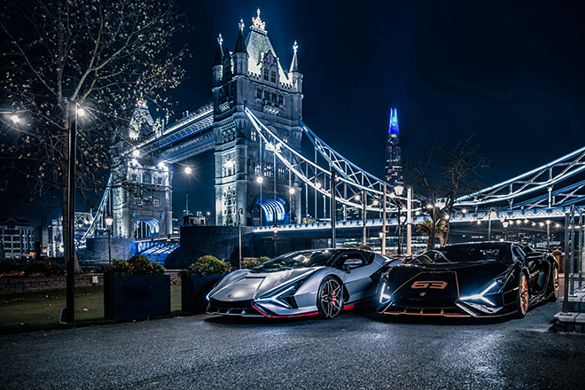 Bộ đôi siêu phẩm triệu đô Lamborghini Sian cập bến Anh Quốc - 1