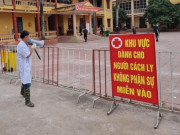 Sức khỏe đời sống - Bắc Giang: Người dân treo biển “Nhà có người cách ly phòng chống dịch COVID-19”