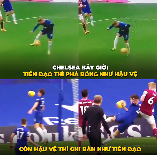 Có khi phải đổi vị trí cho nhau may ra Chelsea mới biết thắng.