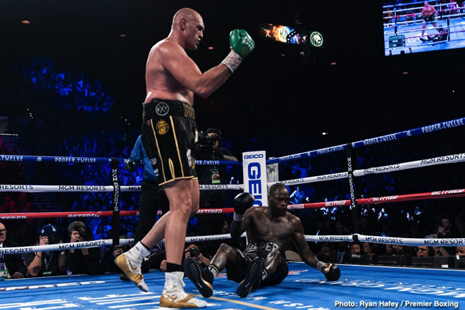 Tyson Fury từng hạ knock-out Deontay Wilder