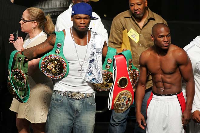 50 Cent và Mayweather thuở còn "mặn nồng"