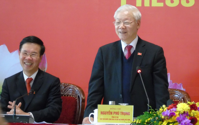 Tổng Bí thư, Chủ tịch nước Nguyễn Phú Trọng họp báo về thành công của Đại hội XIII