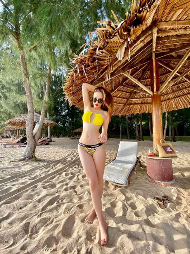 Bởi thế nên cô không ngại khoe ảnh bikini nuột nà như thế này.&nbsp;
