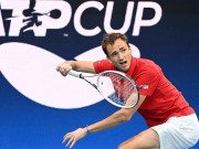 Thể thao - ATP Cup ngày 1: Medvedev thắng dễ &quot;chú lùn&quot; Schwartzman